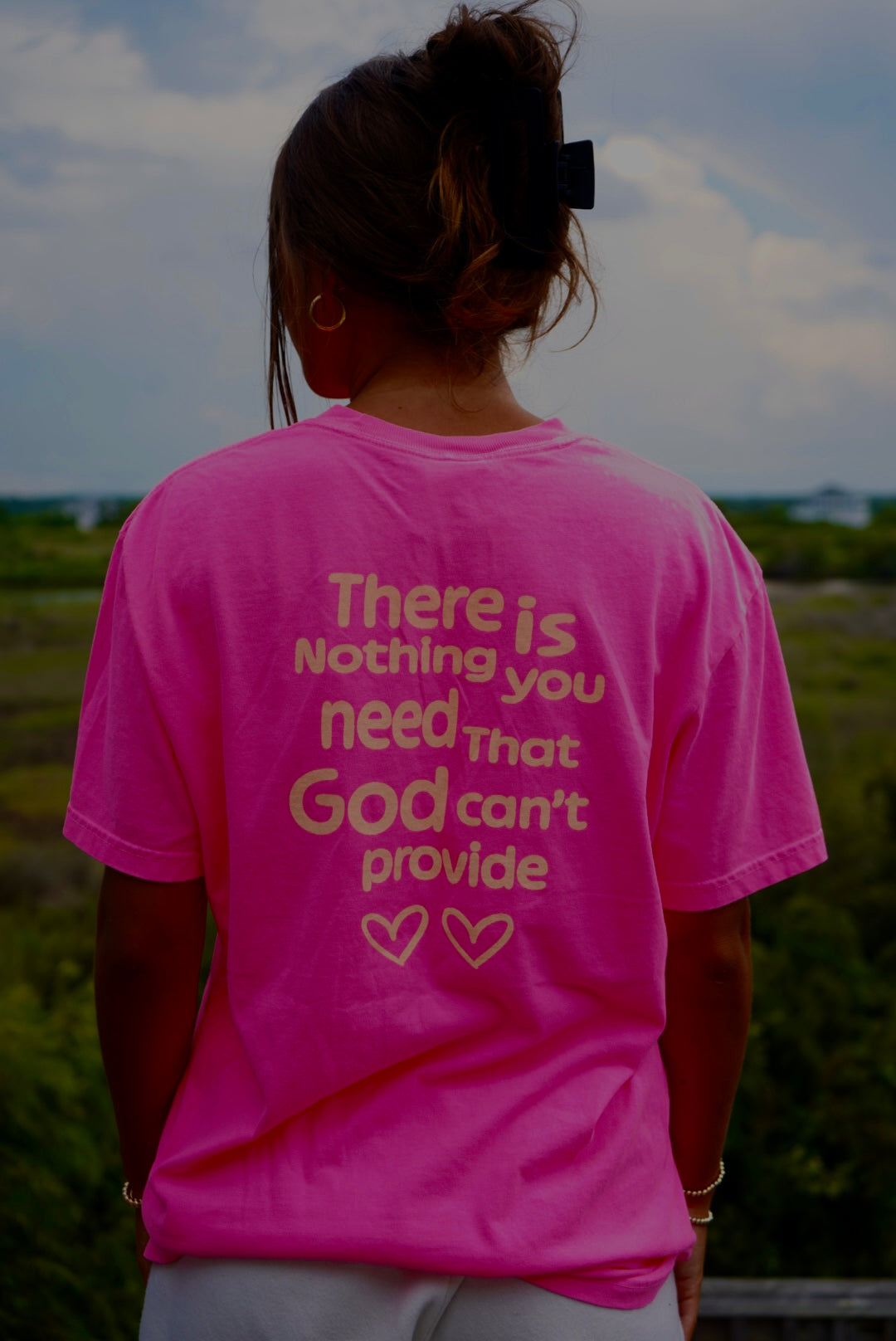 “There is nothing you need that God can’t provide” t-shirt