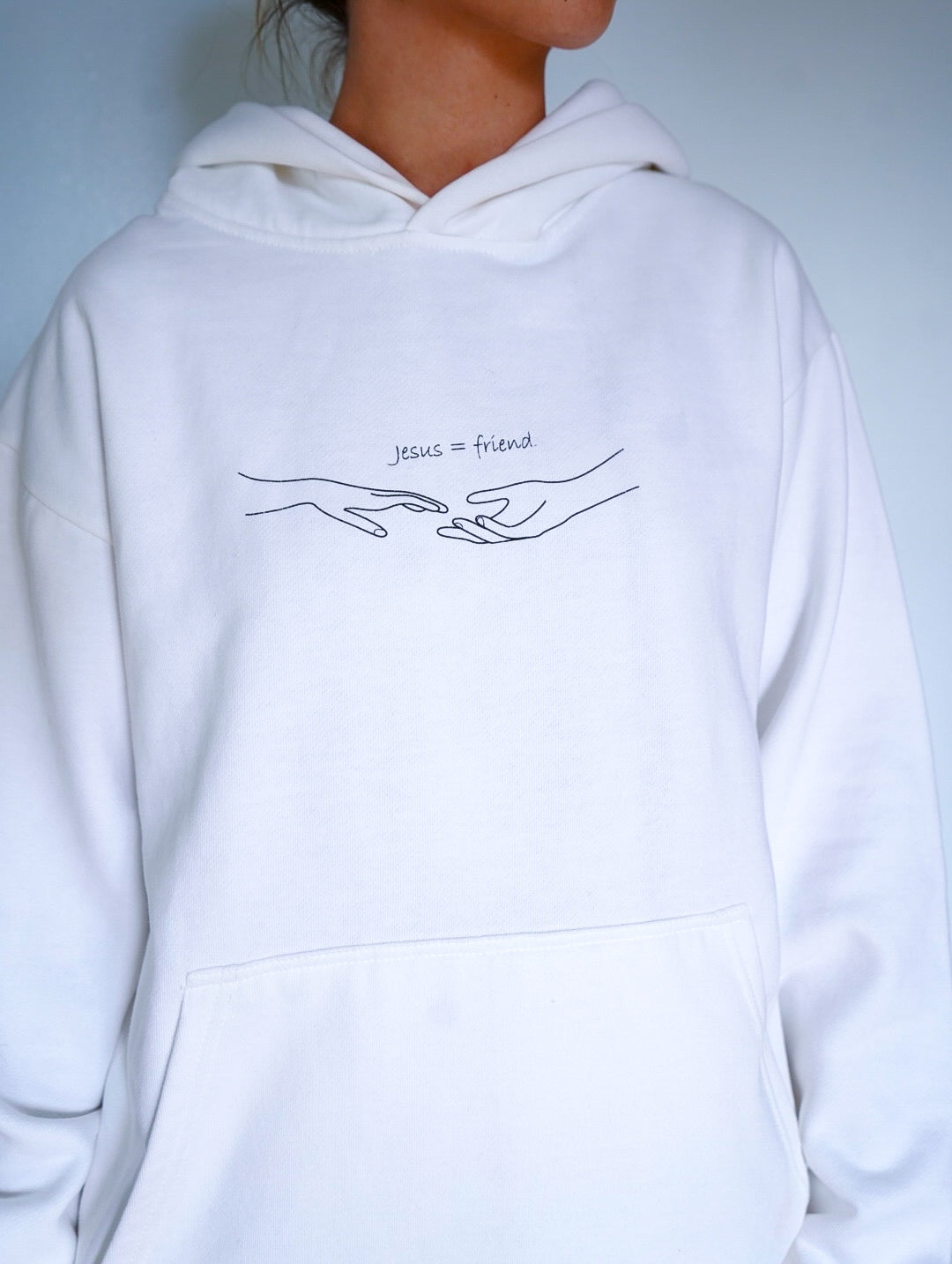 UNISEX JESUS= FRIEND HOODIE