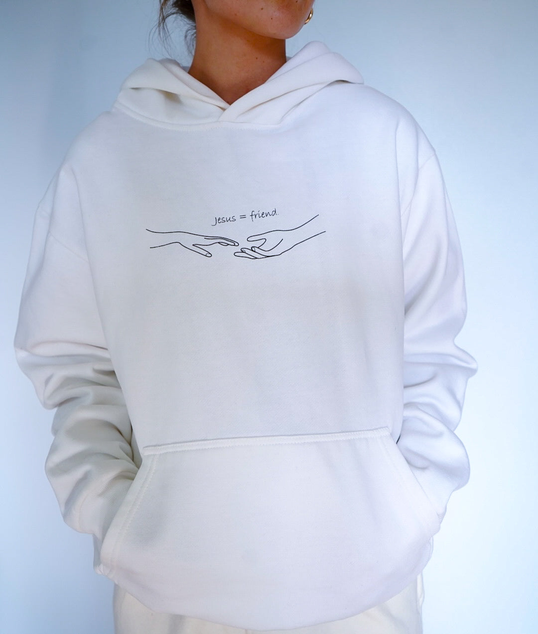 UNISEX JESUS= FRIEND HOODIE